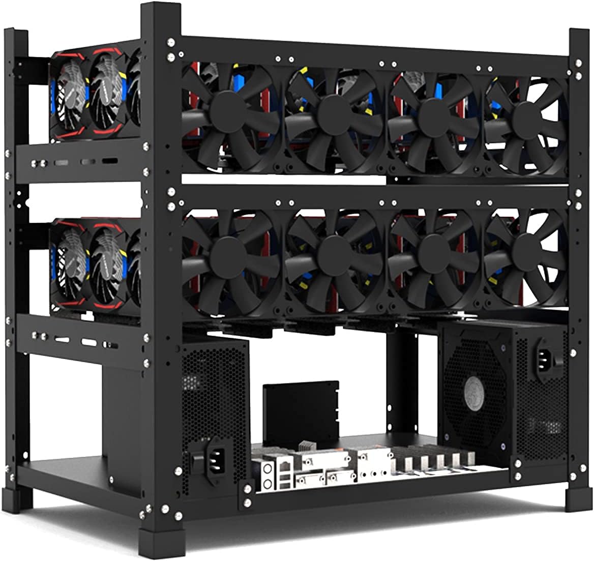 Mining Rig Frame for 12 GPU Open Mining Case Rack R90163