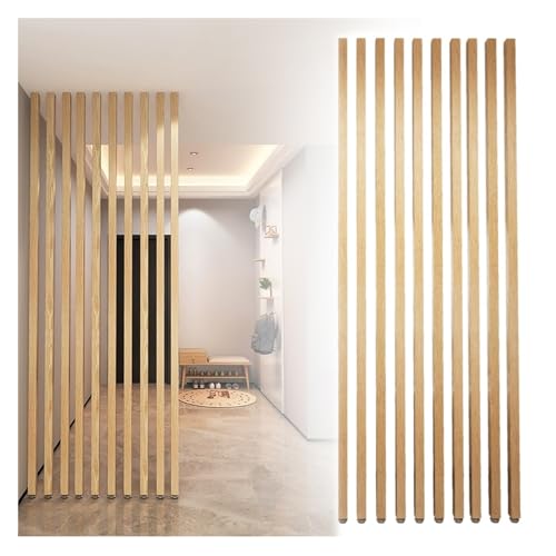 10Pcs Wooden Room Divider Screen Partition Slats Z584500