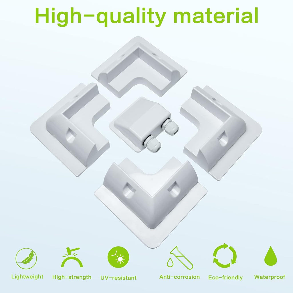 Solar Panel Mounting Bracket ABS Corner Brackets Pack of 2 T96970