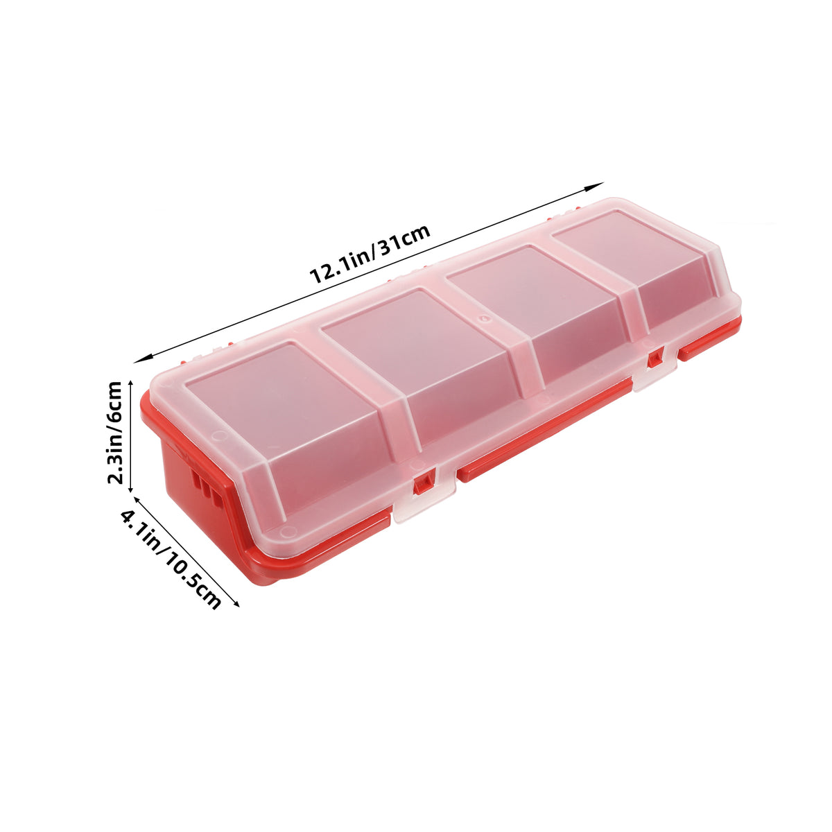2 Pcs Screw and Nail Organizers Storage Parts Box S55996
