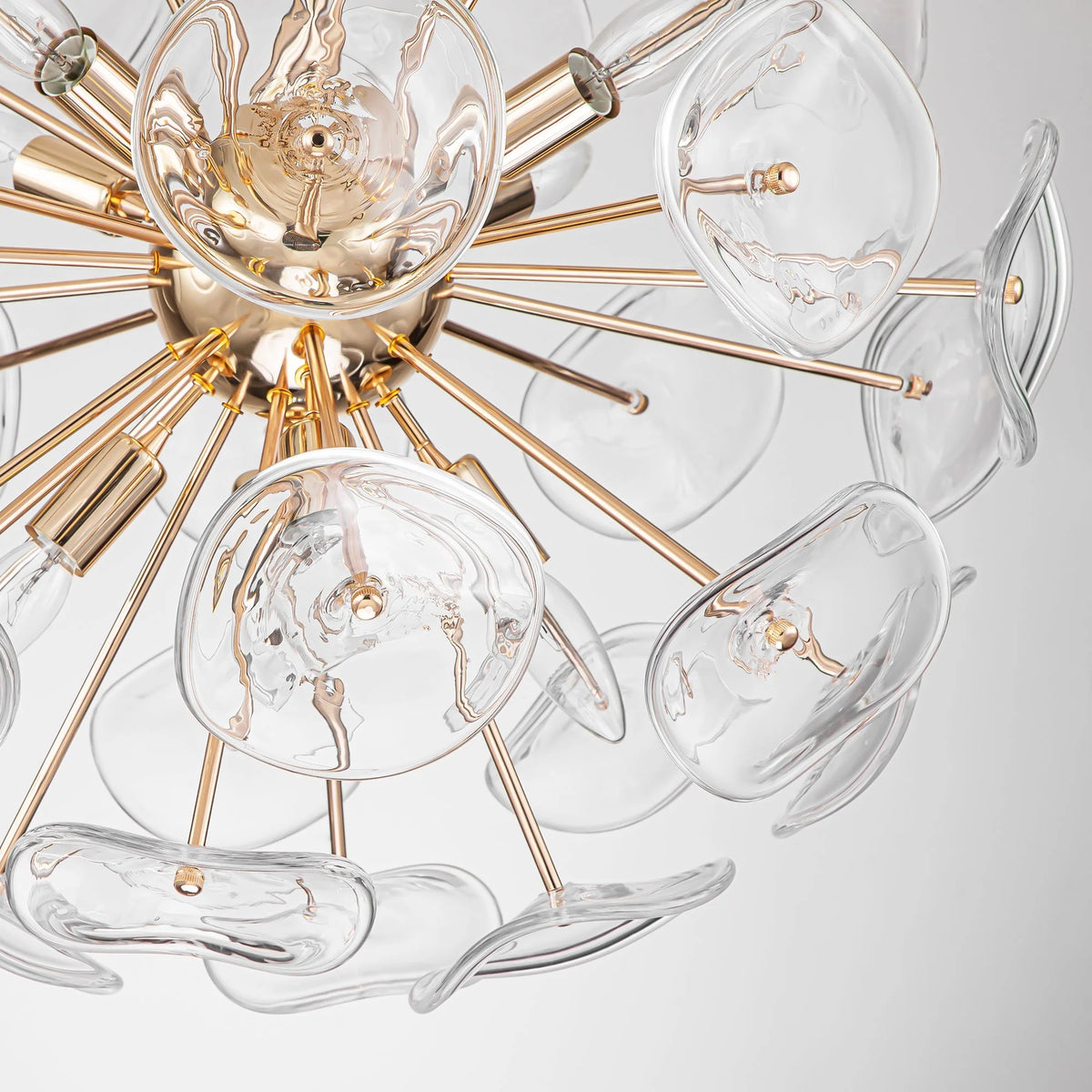 8-Light Dimmable Sputnik Sphere Chandelier E21855