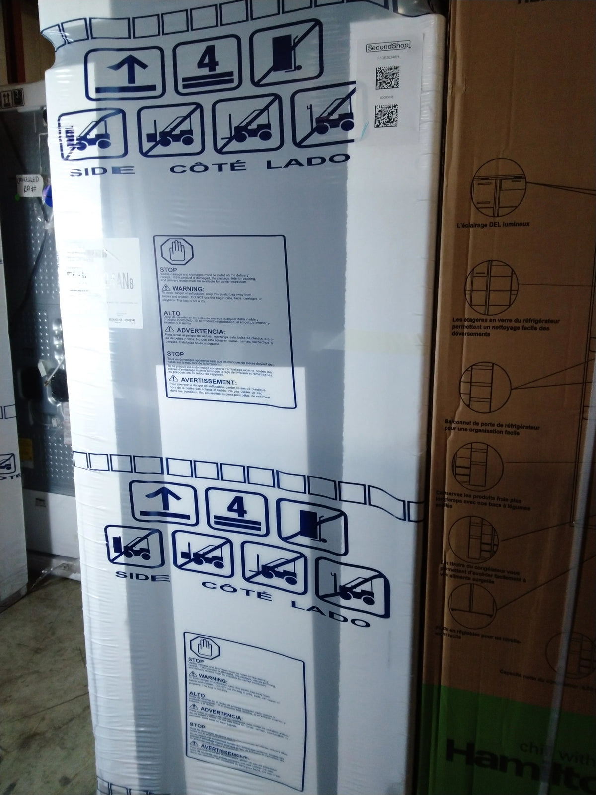 20 CU FT. Upright Freezer with Auto-Close Doors R34855