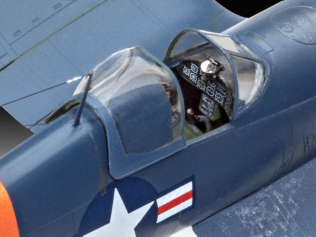 14.8 cm length 17.3 cm spanwidth F4U-4 Corsair Model Kit P480
