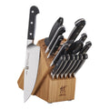 16 Pc Knife Set in Bamboo Block N1501