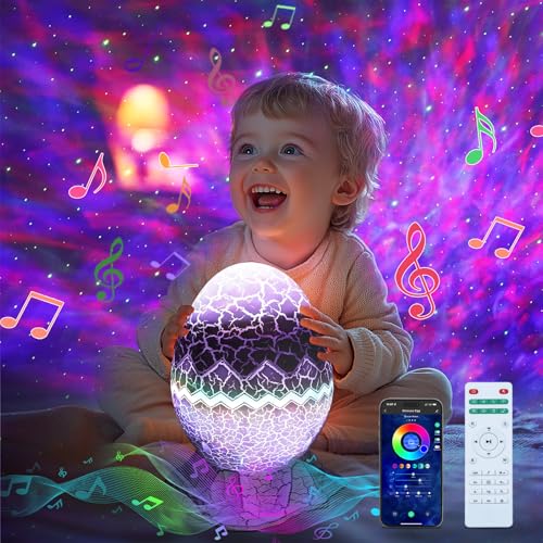Galaxy Projector with White Noise, Bluetooth Speaker, Timer and Remote J777