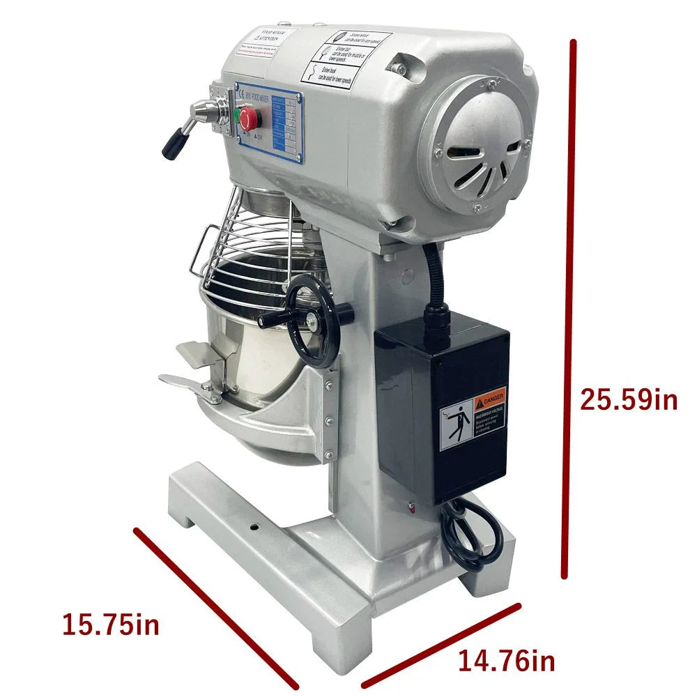 Commercial Dough Mixer 11Qt 3 Speed Stainless Steel G4794