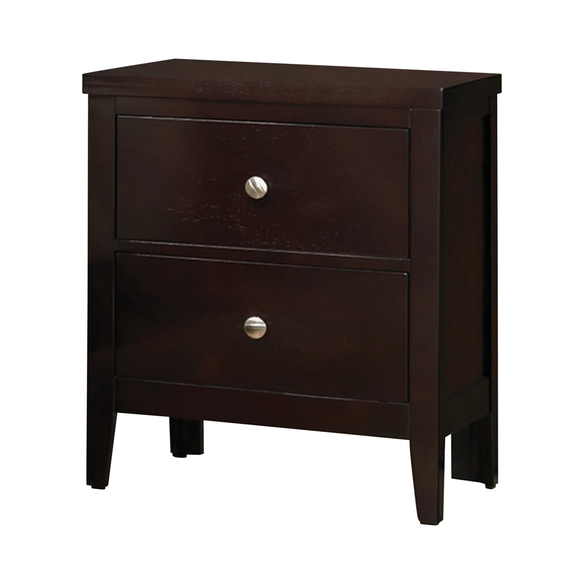 Cappuccino 2-drawer Wooden Nightstand X252995