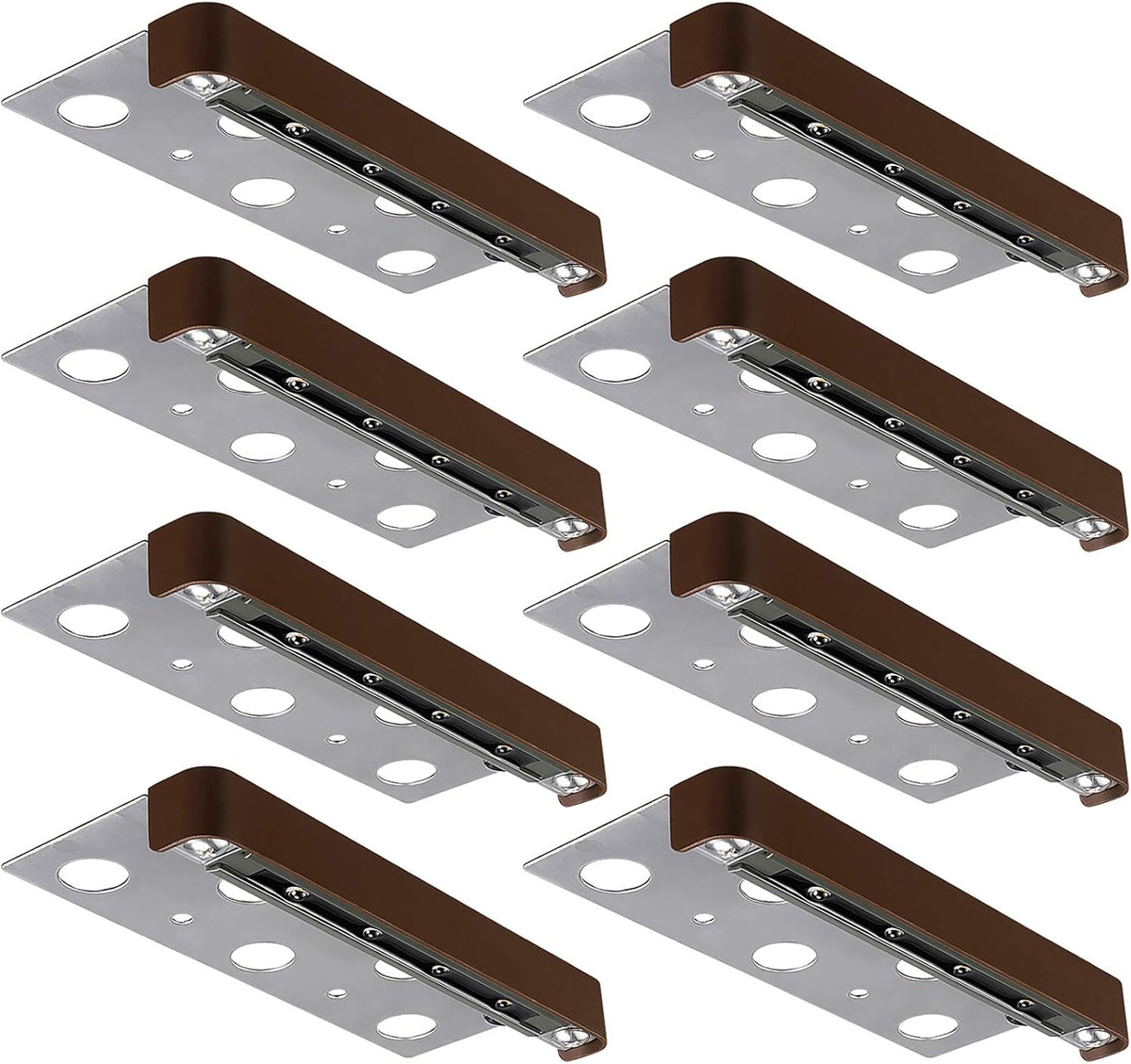 8-Pack 7 Inch LED Hardscape Lighting, 1.5W Outdoor Step Lights, 2700K Soft White W405949