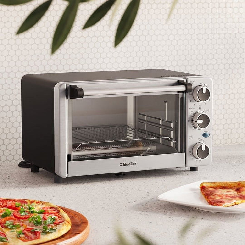 Stainless Steel 4 Slice Toaster Oven with 30 Minute Timer G6384