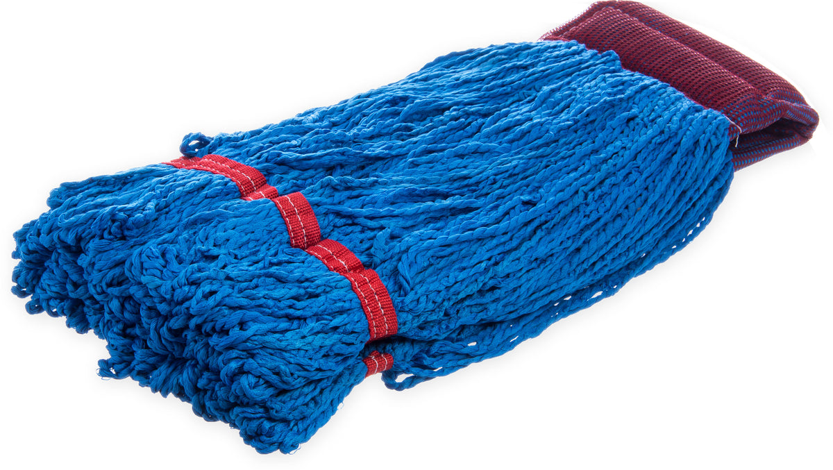 Wet Mop Head, Medium, Looped-End, Washable C16515
