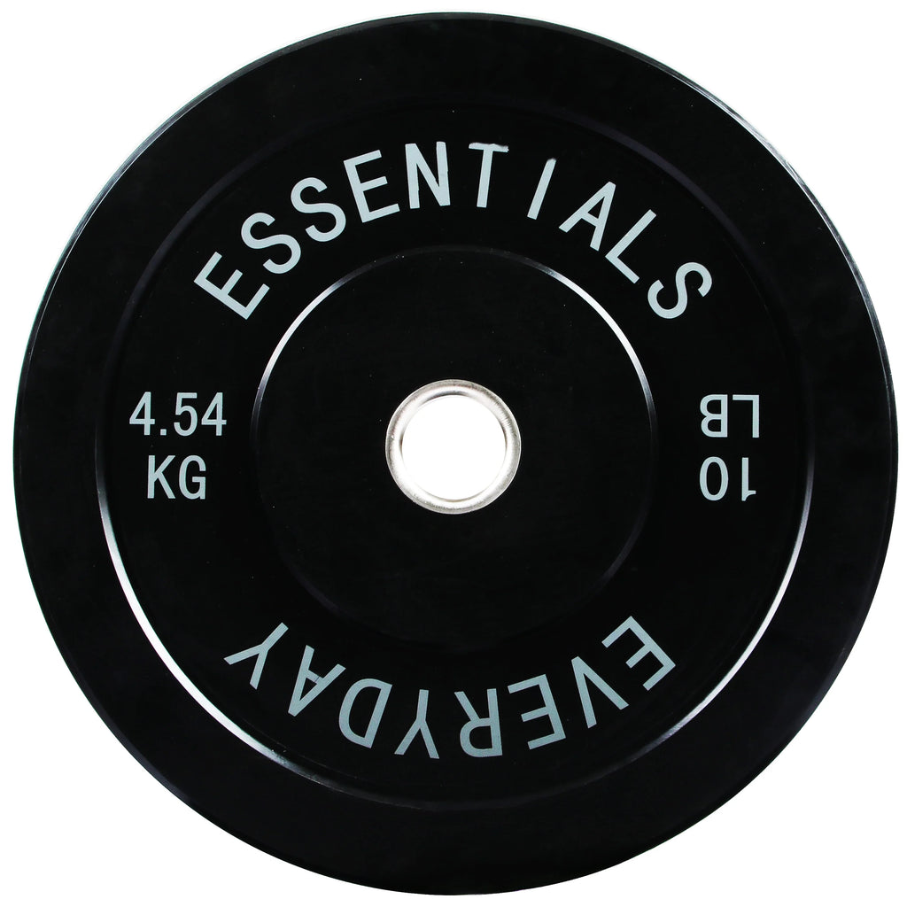 Black 10 lbs Bumper Plate with Steel Hub B6399
