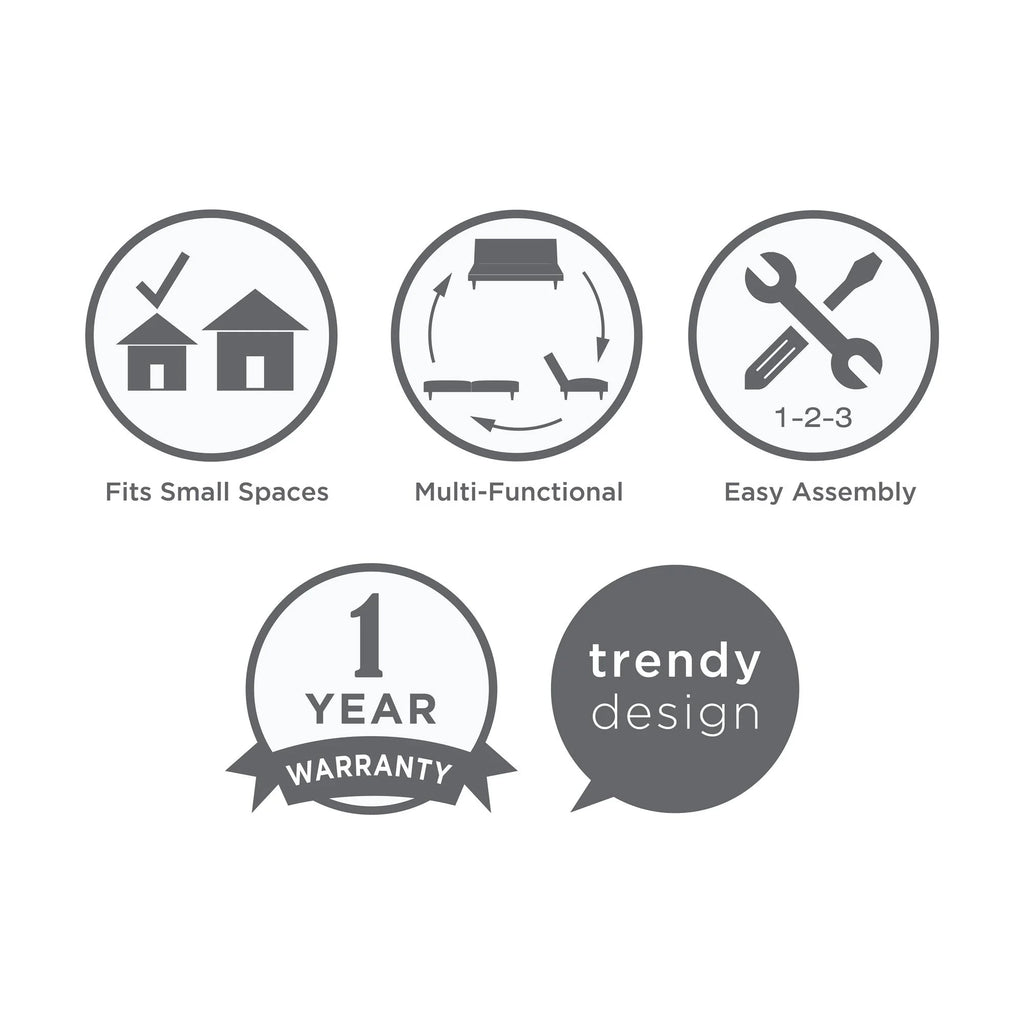 Black Metal Daybed with Trundle, Twin Size Z699