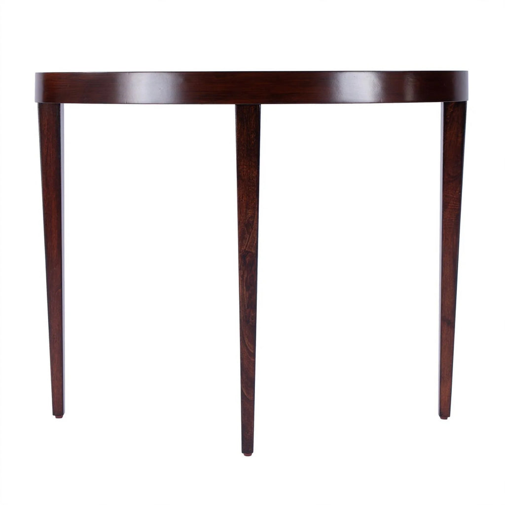 Traditional Burl Console Table U681