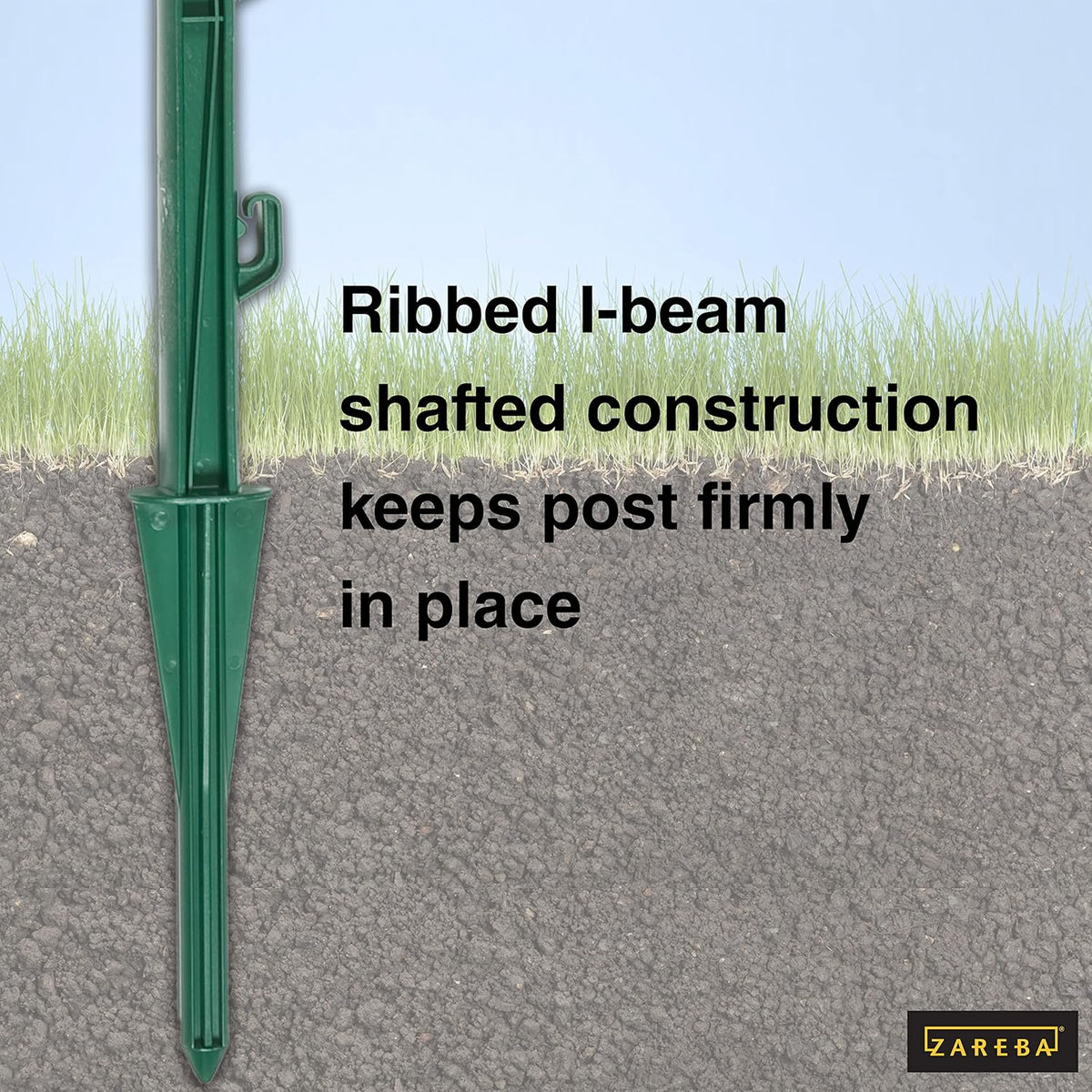 Green Garden Post for Fence (25 Pack), 30" Pack of 2 Y3433