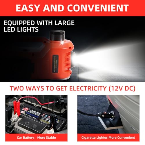 5 Ton 12V Electric Hydraulic Car Jack Kit X443