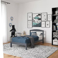 Twin Wood Bed Gray M612000