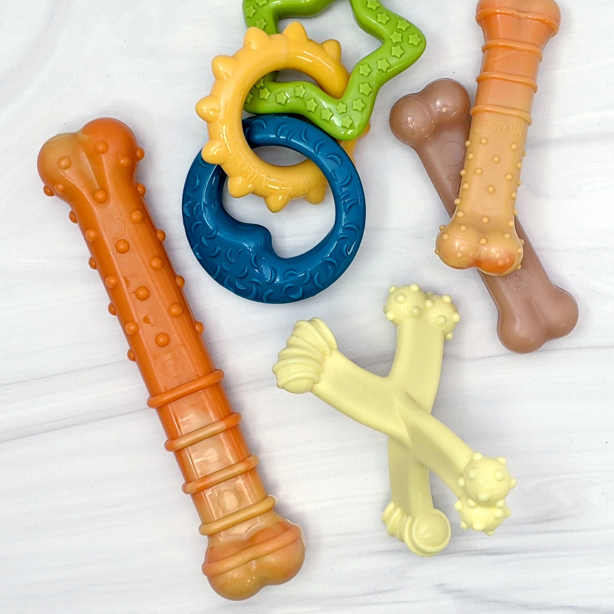 Bacon Teething Toy Rings for Dogs (1 Count) E95883