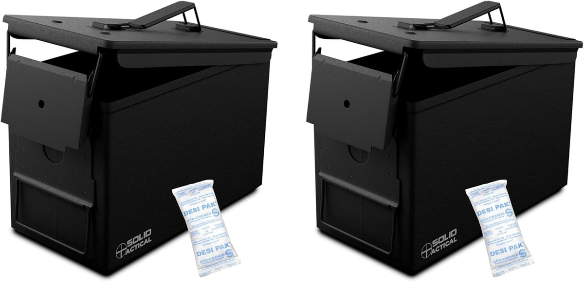 Matte Black OD Green FDE Brown Steel Ammo Can J436