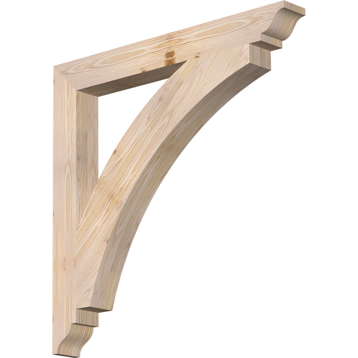 Douglas Fir Smooth Bracket H2482