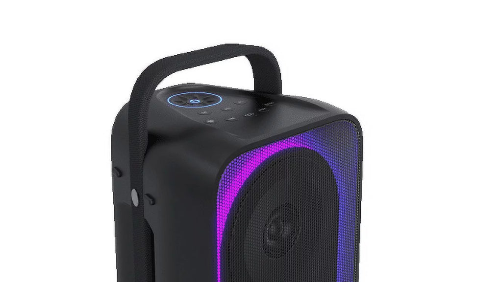 Portable Bluetooth Wireless Party Speaker with LED Lights, Black U100