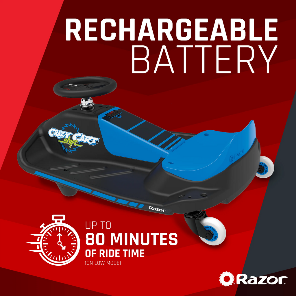 Blue 12V Electric Drifting Go Kart J44507