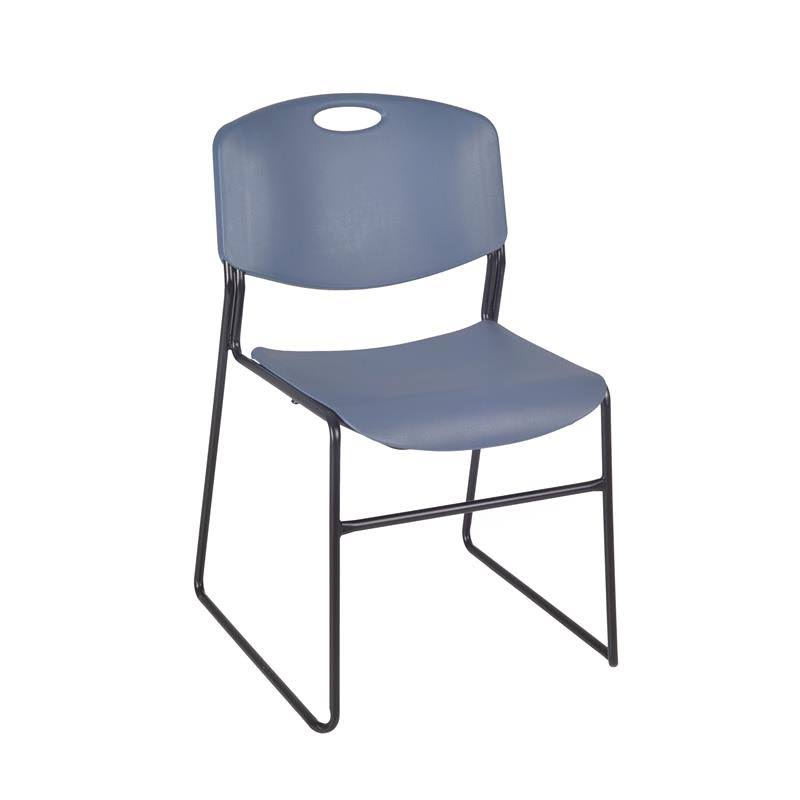 Square Breakroom Table with 4 Stack Chairs I133475