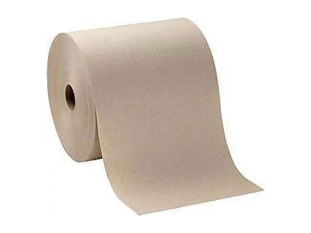 Brown Nonperforated Hardwound Roll Paper Towel 6 Rolls N690506