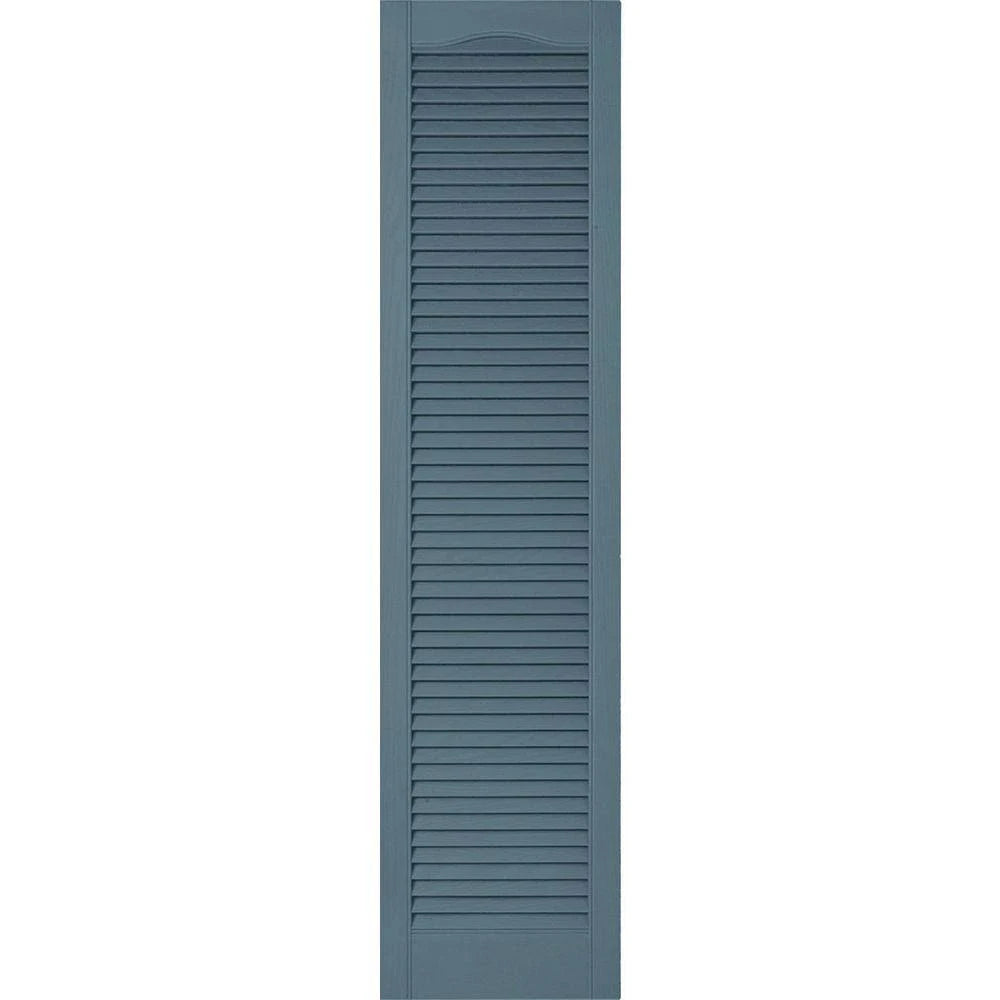 14 1/2 inchw x 95 inchh Vinyl Open Louver Shutters Per Pair S20321