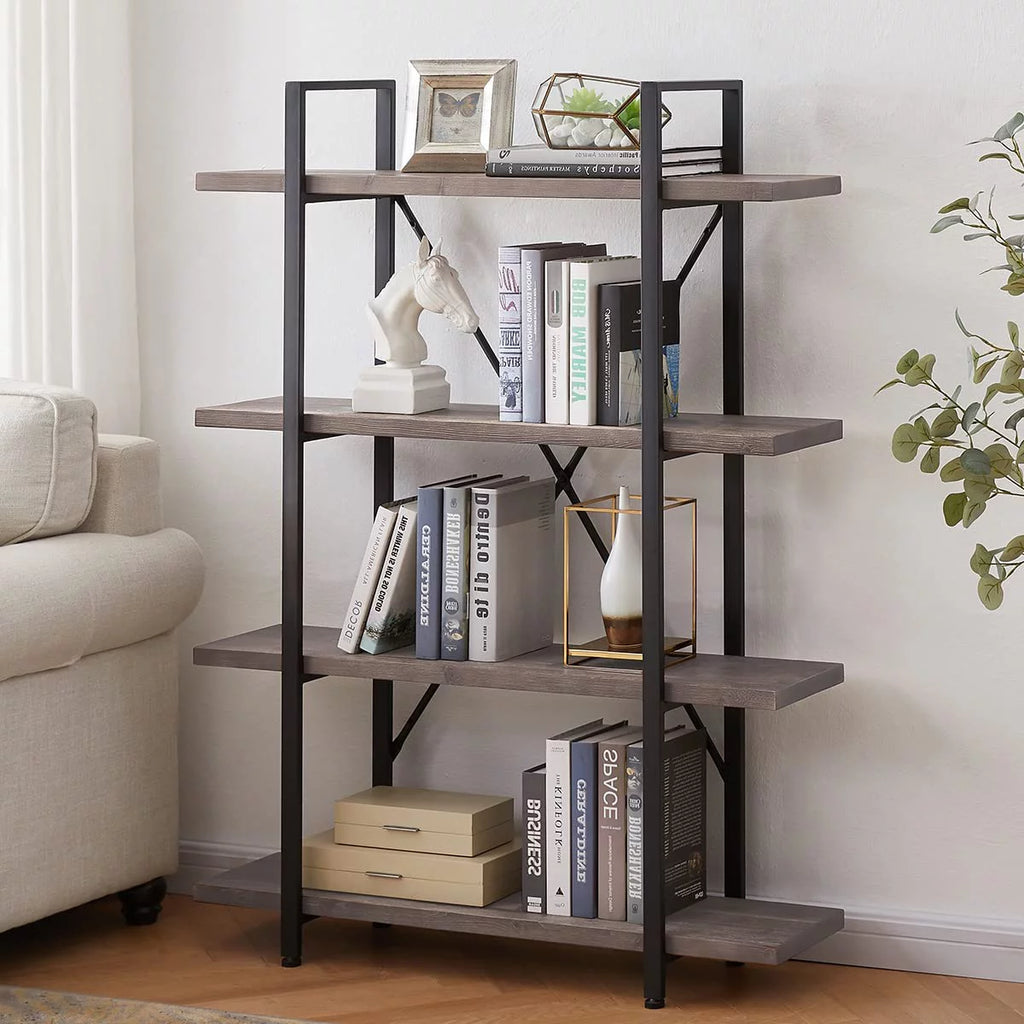2 Tier Solid Wood Bookcase G1383