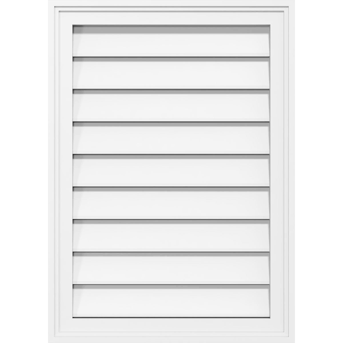 PVC Gable Vent with Brickmould J5453