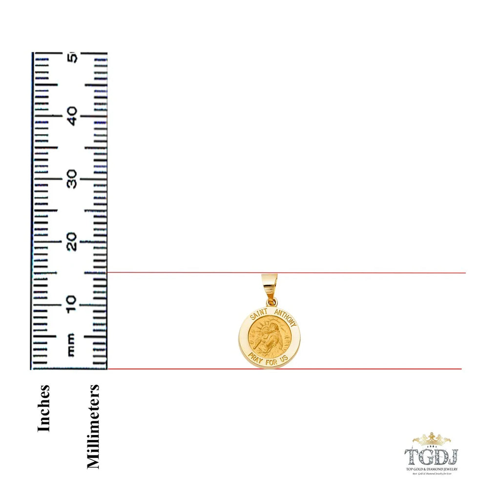 14k Yellow Gold St. Anthony Pendant C302