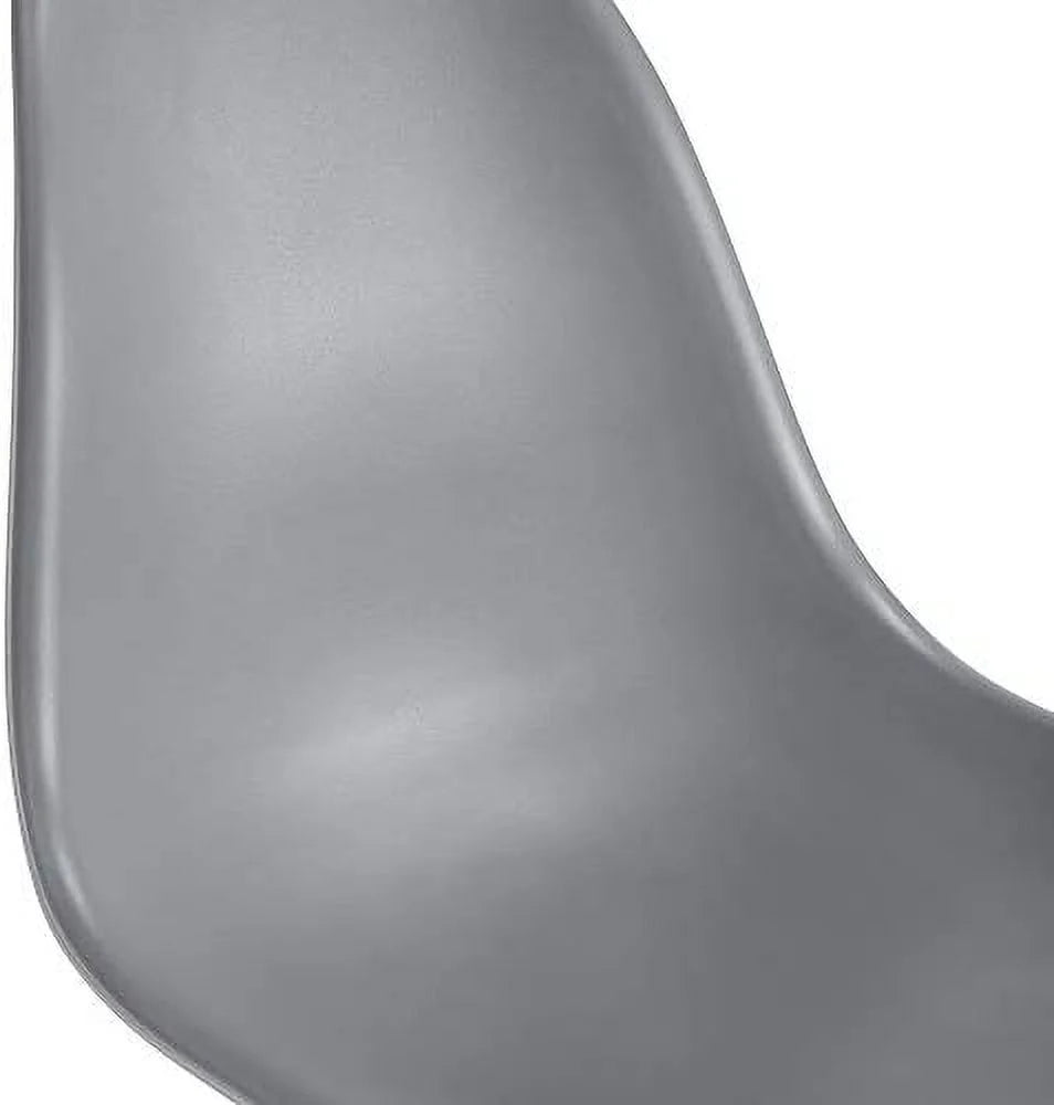 Light Gray Dining Chairs with Metal Wires and Wood Legs H38801